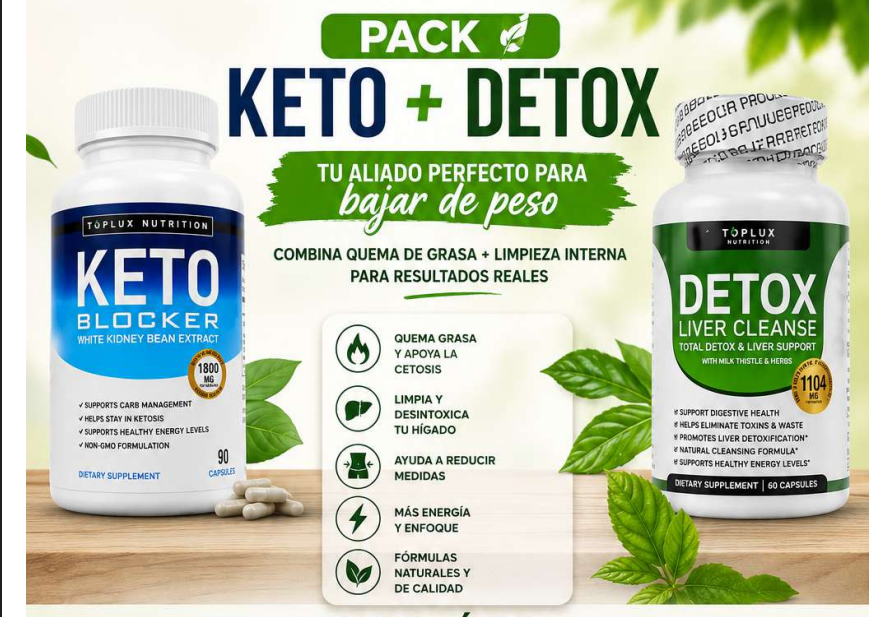 🌿 PACK KETO + DETOX | Tu aliado para alcanzar tus objetivos 🌿
