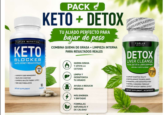 🌿 PACK KETO + DETOX | Tu aliado para alcanzar tus objetivos 🌿