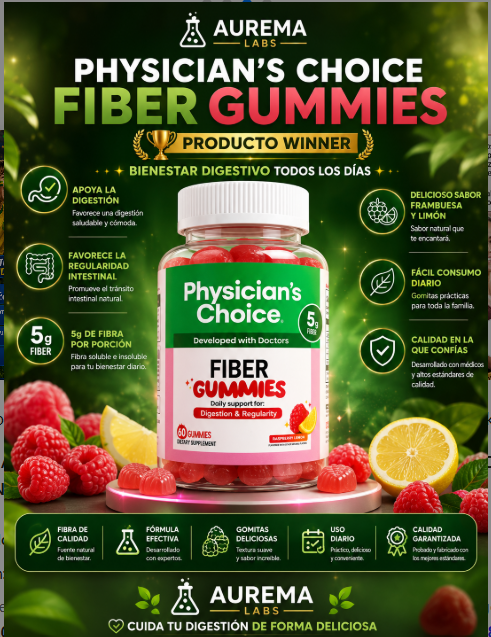 Physician's Choice Fiber Gummies Digest+