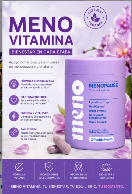 MENO VITAMINA - FRASCO IMPRESO 60 CAPSULAS