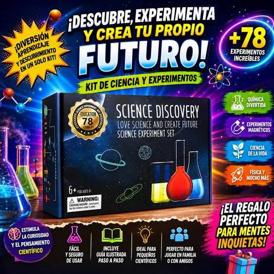 KIT DE CIENCIA Y EXPERIMENTOS