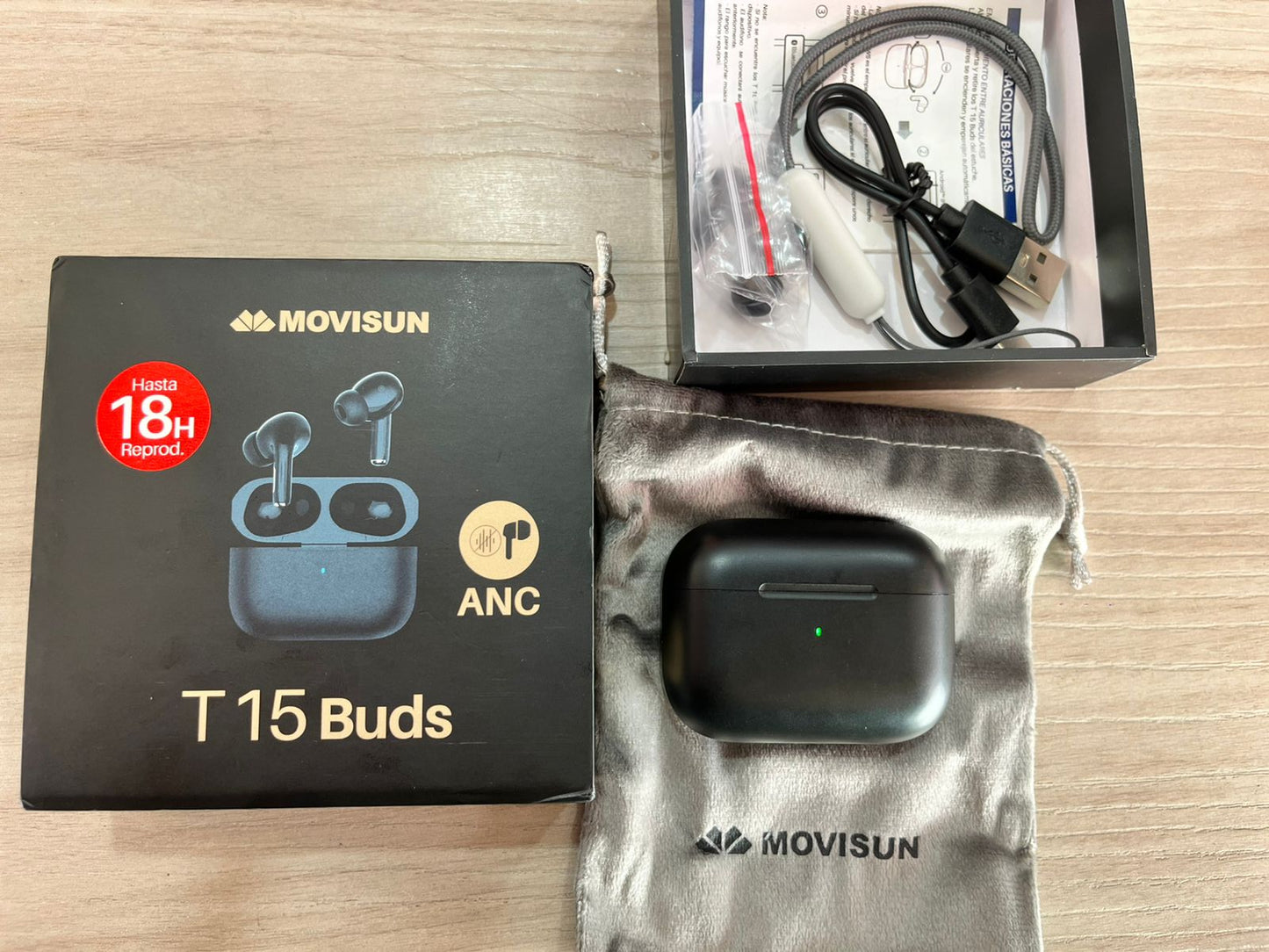 Audifonos inalambricos Movisum T15 Buds
